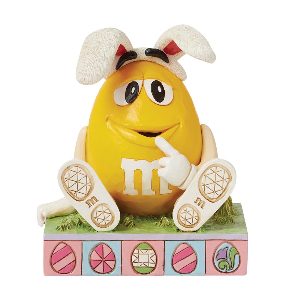 Amazon.com: Enesco M&M's by Jim Shore M&M Yellow Character Wearing